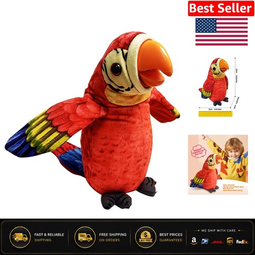 Interactive plush macaw - interactive,
