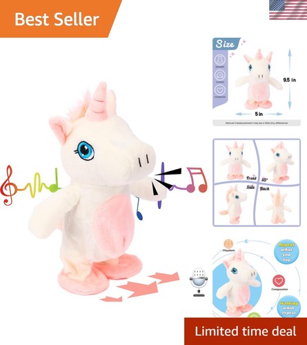 Talking unicorn plush buddy - buddy,