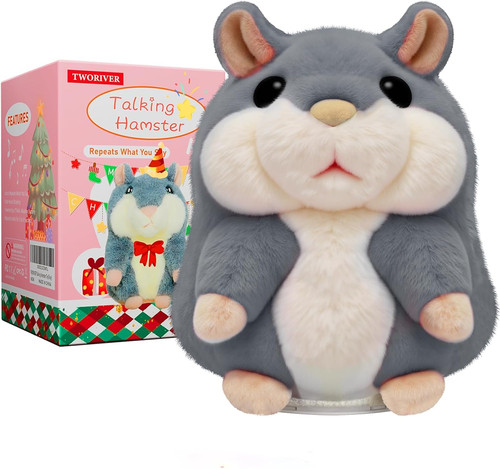 Talking hamster toy - talking,